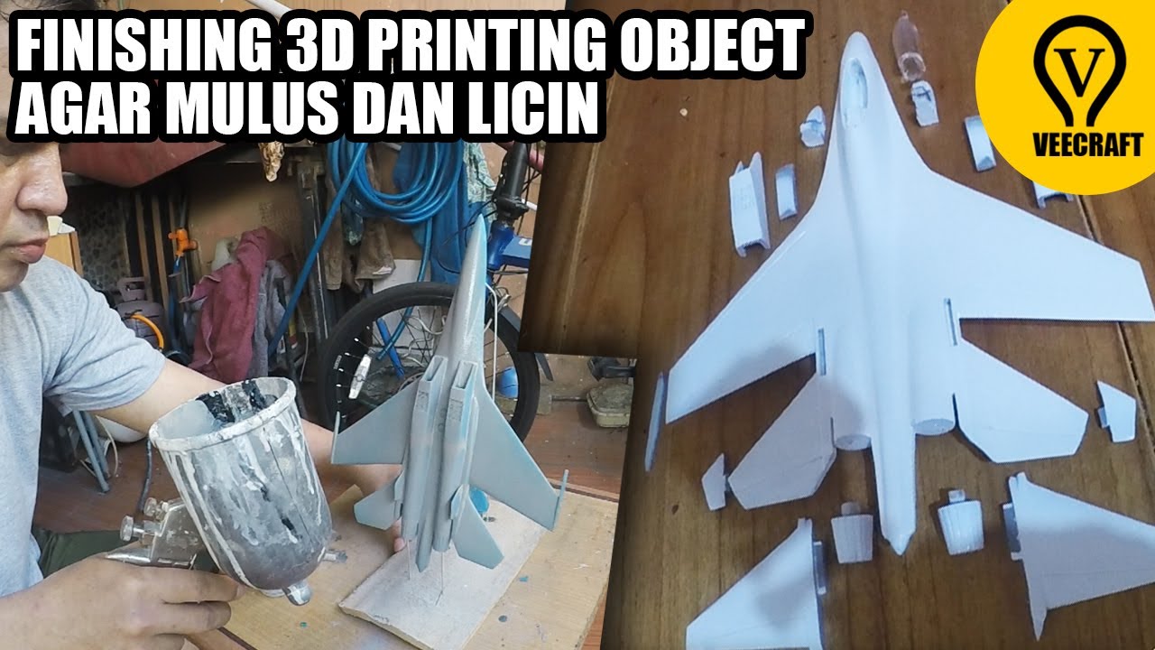 Finishing 3D Printing Object Agar Hasilnya Mulus dan Licin