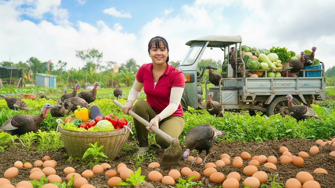 Rewind Timelapse: Gardening, Growing & Harvesting Sugar Cane, Cooking | Phương Farm TV