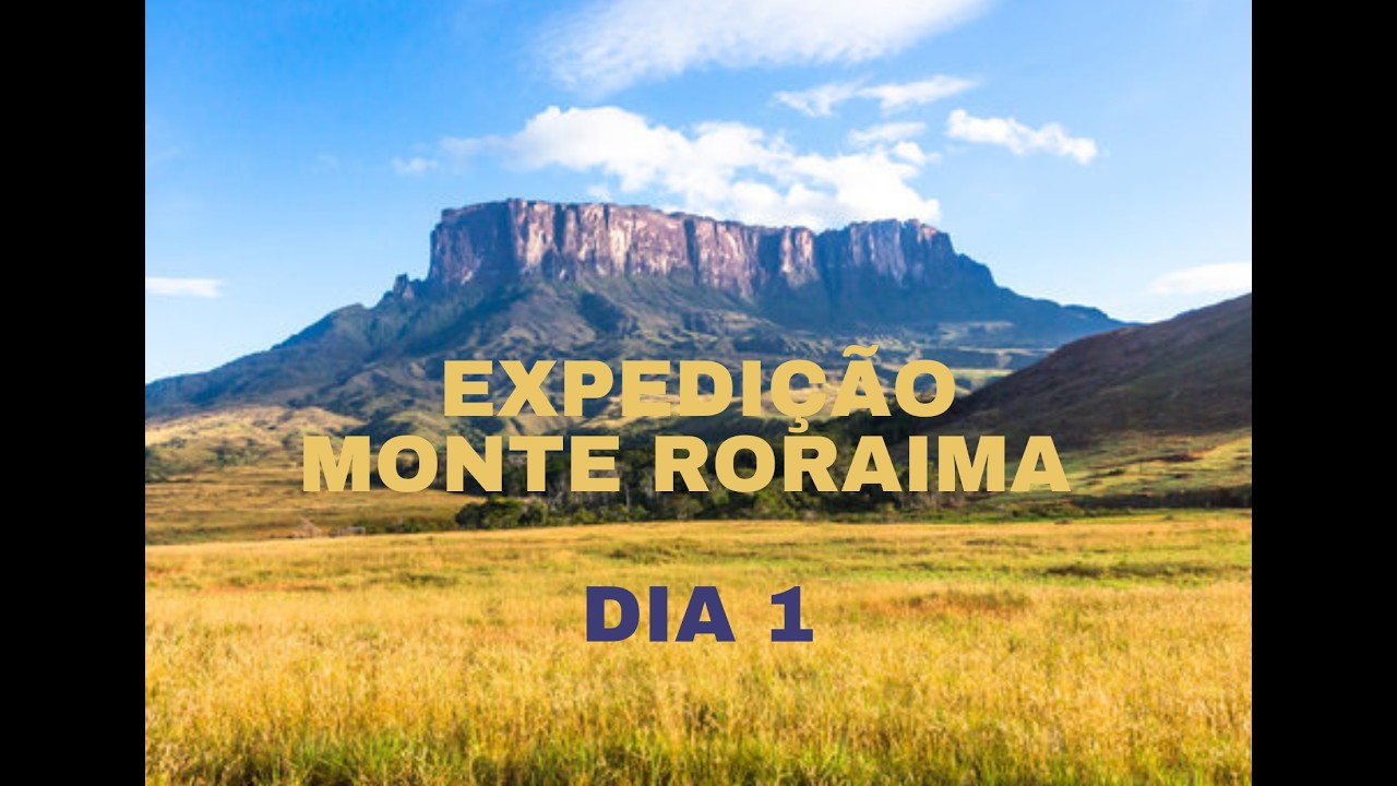 🔥 Aventura na VENEZUELA - Mundo Perdido - MONTE RORAIMA - Dia 1