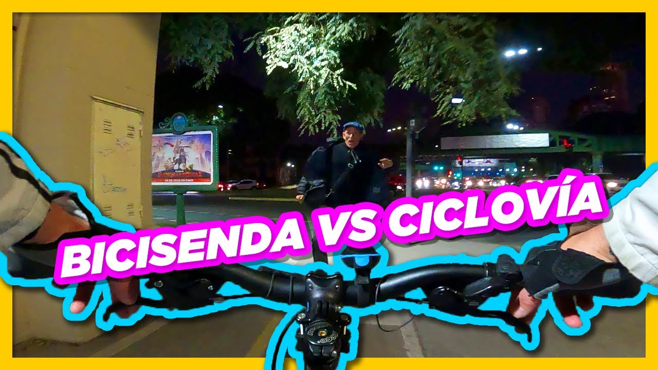 ¿Hay diferencia entre una BICISENDA y una CICLOVÍA? ¿Una es mejor que otra? Óleo sobre tela