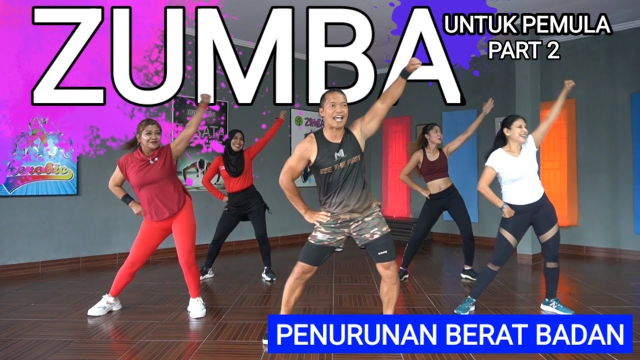 ZUMBA UNTUK PEMULA PART 2 | MUDAH DIIKUTI BIKIN GOBYOSS