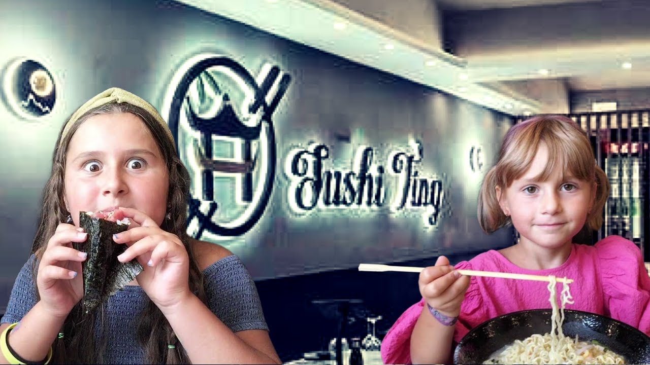 ANDIAMO a MANGIARE PER LA PRIMA VOLTA il SUSHI al RISTORANTE GIAPPONESE!🍣 #sorellepazzerelle