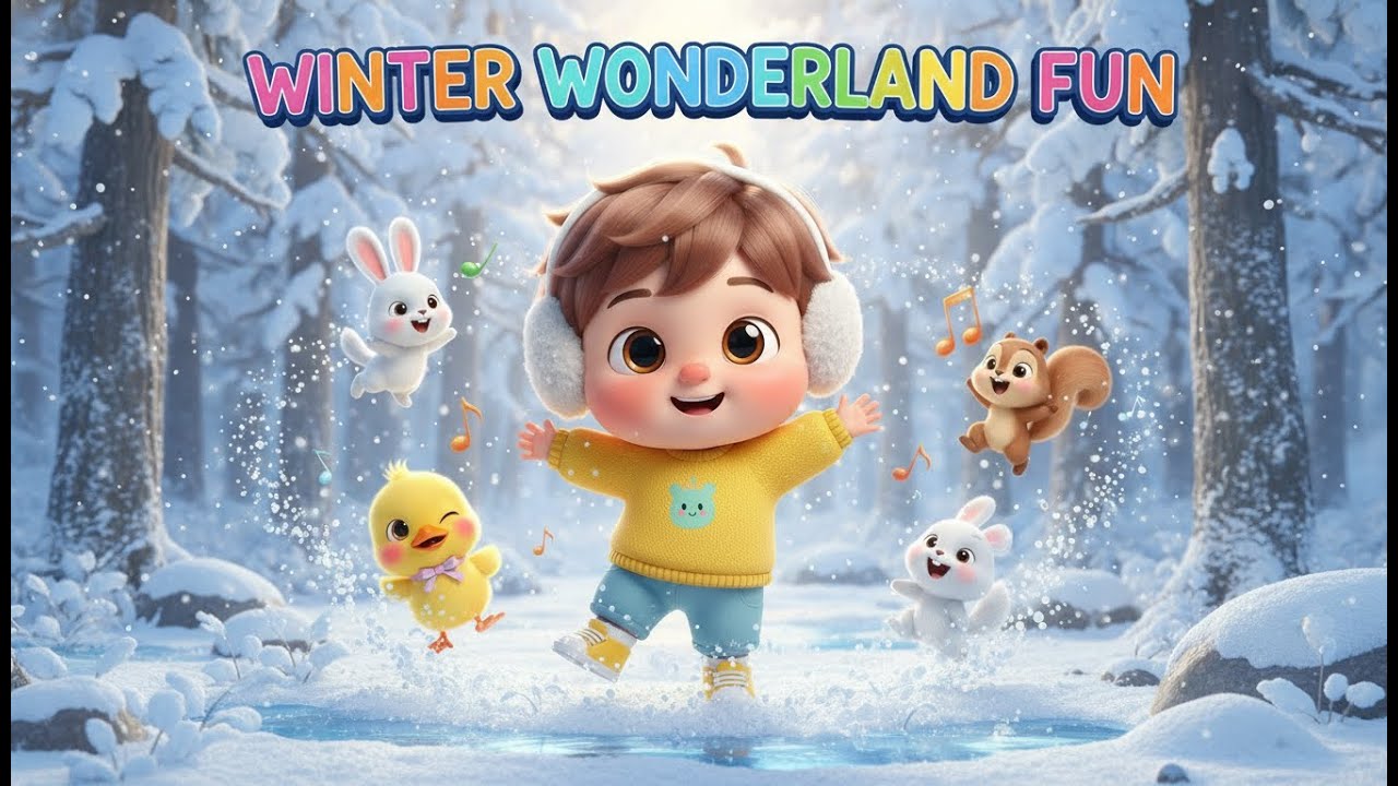 Winter Wonderland Fun – Nursery Rhyme, Toddler Learning, Seasonal Play, and Imaginative Adventure