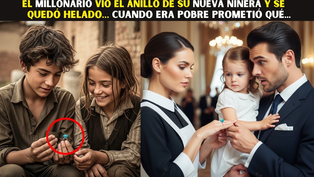 El Millonario vio el anillo de su nueva niñera y se quedó helado… de pobre prometió: 'Me casaré…'