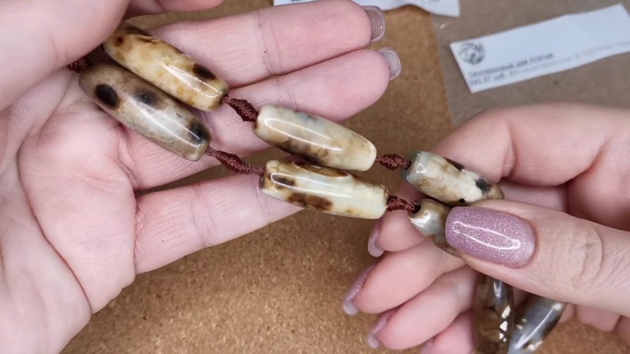 Распаковка с Алиэкспресс. Бусины из натуральных камней, фурнитура