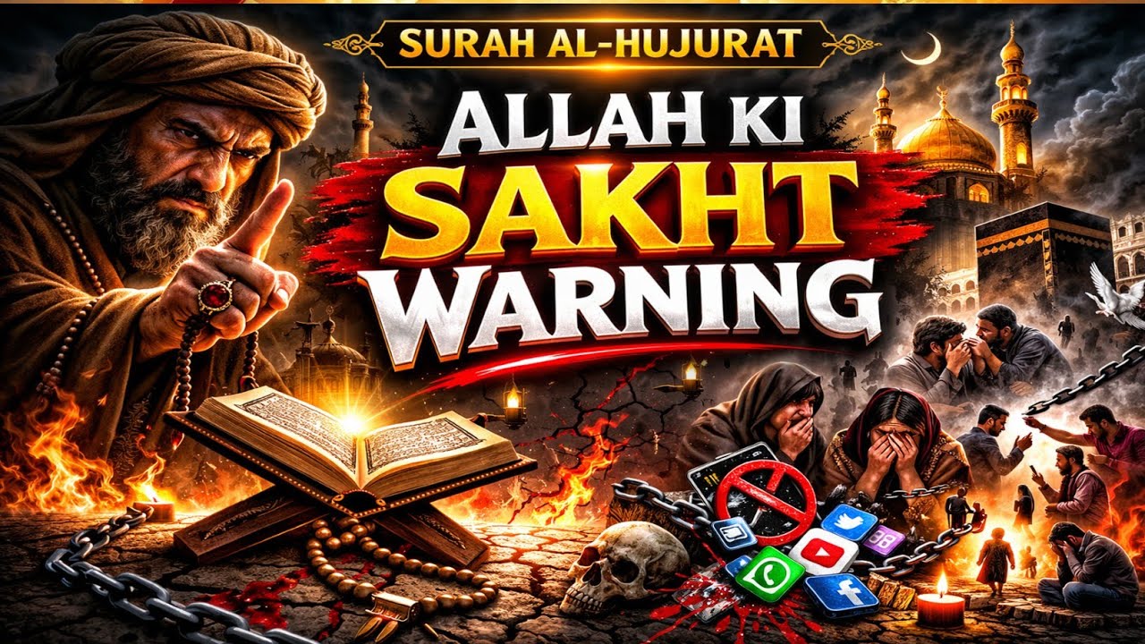 ALLAH KI SAKHT WARNING | Surah Al-Hujurat  