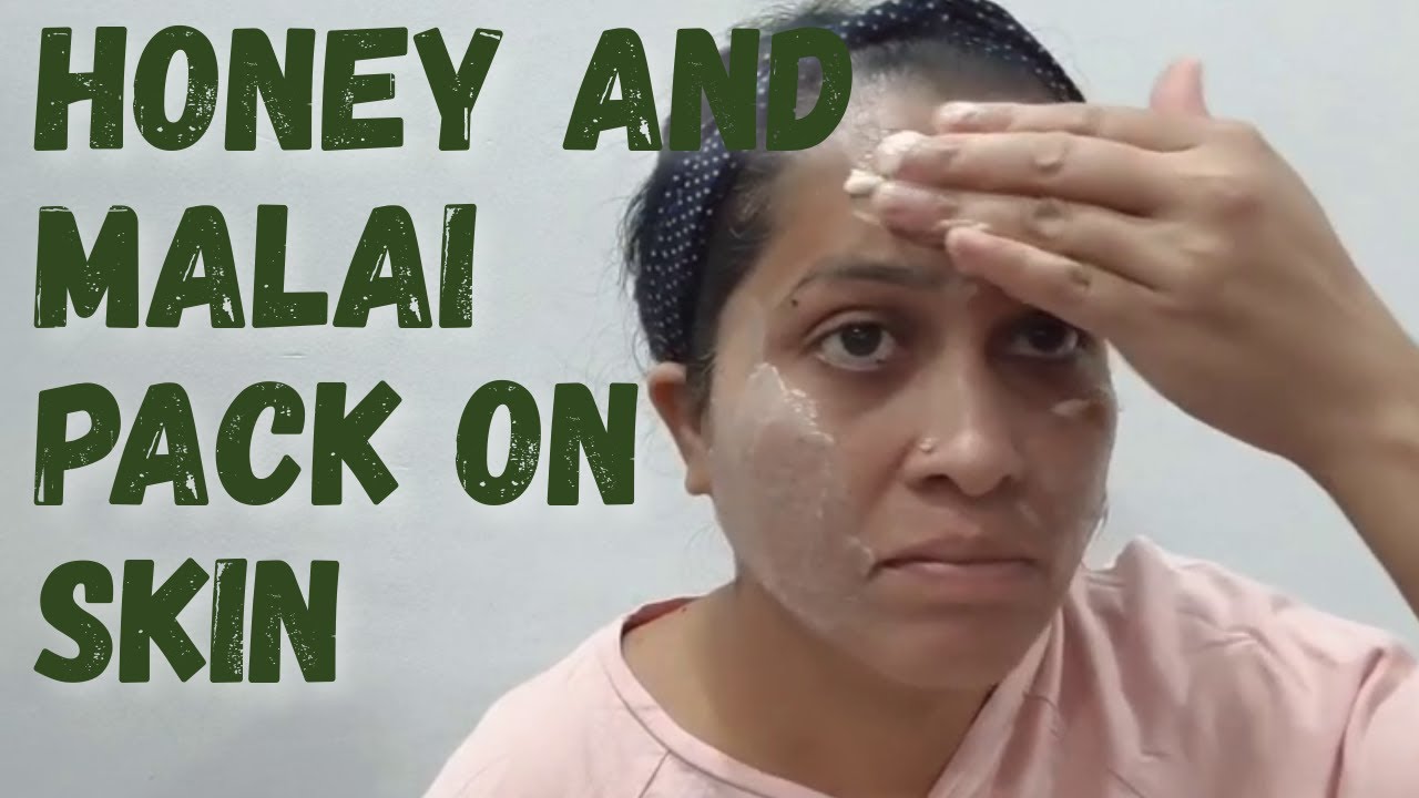 Honey & Malai Pack for Glowing Skin 🌿 | Natural Skin Care Tips | शहद और मलाई का फेस पैक