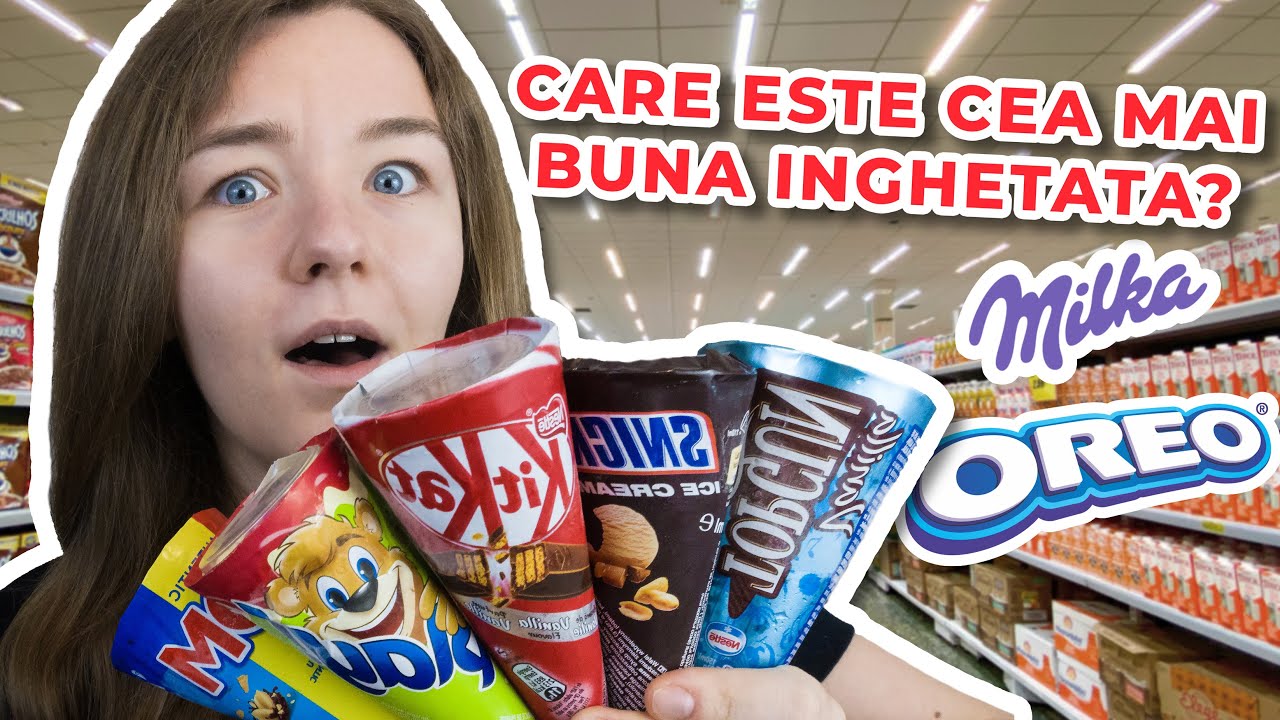 INGHETATA LA CORNET REVIEW: Care nu te dezamageste? *Oreo, Snickers, Cornetto, Milka, Tedi, Kit Kat*