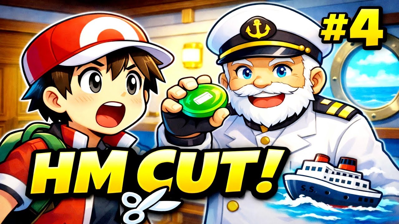 S.S. Anne Ka Secret Reward – HM Cut! 😱✂️ | Pokémon LeafGreen #4