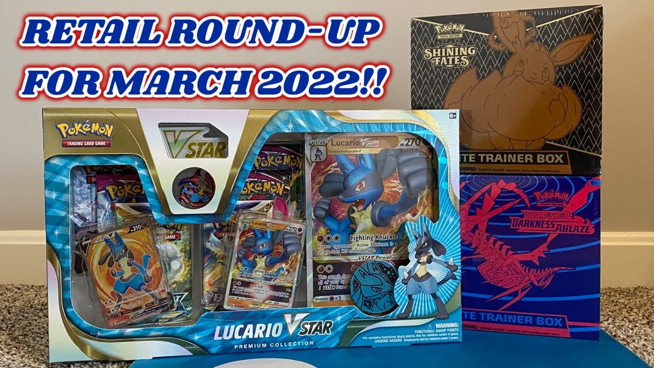 NEW Lucario VSTAR Boxes & DARKNESS ABLAZE Elite Trainer Boxes are HERE!! (pokemon card opening!!)