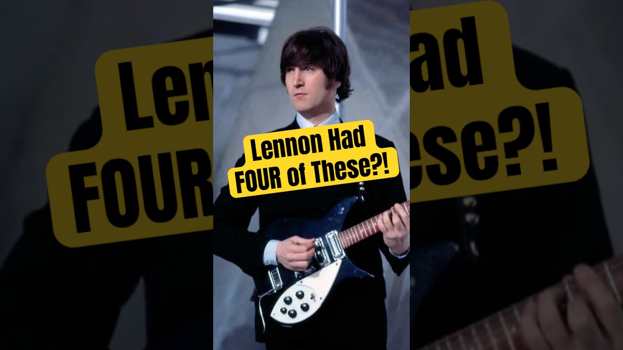 John Lennon&rsquo;s 4 Rickenbacker Guitars (Yes, FOUR!) #shorts