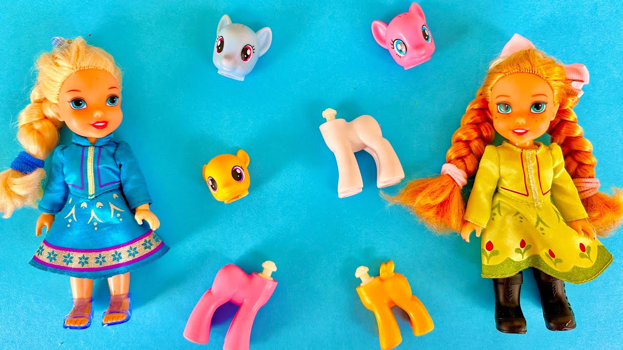 Эльза и Анна, малыши, ещё больше пони своими руками