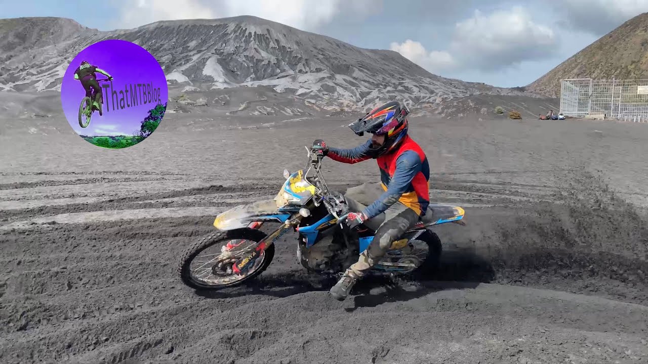 Indonesia EP2 Riding Dirt Bikes at Mount Bromo Volcano !