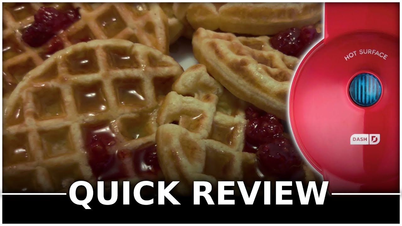 Making Waffles with Dash Mini Waffle Maker!