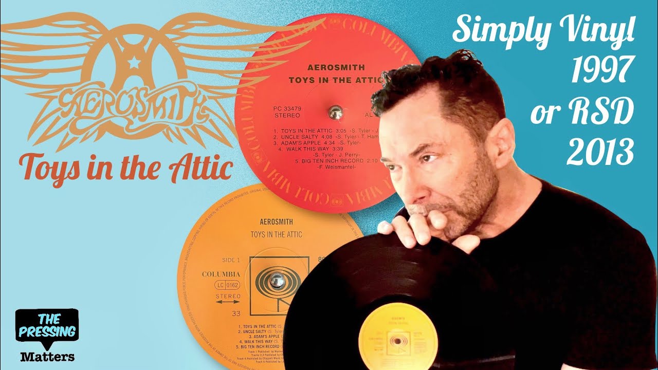 Aerosmith TOYS IN THE ATTIC - Record Store Day 2013 vs Simply Vinyl 1997 Comparison