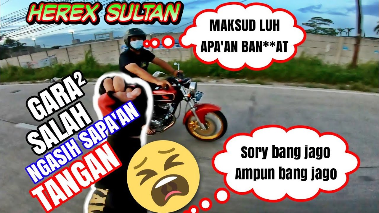 HAMPIR MAU RIBUT GUYS RIDING SORE KETEMU HEREX 🔴 MOTOVLOG RX KING