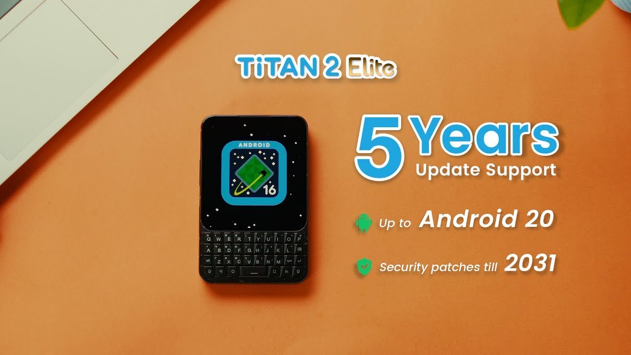 Unihertz Titan 2 Elite Gets Android 20 Updates! Beats Clicks Communicator Software Support?