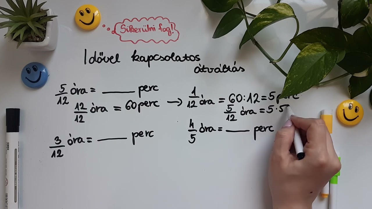 Idővel kapcsolatos átváltás
