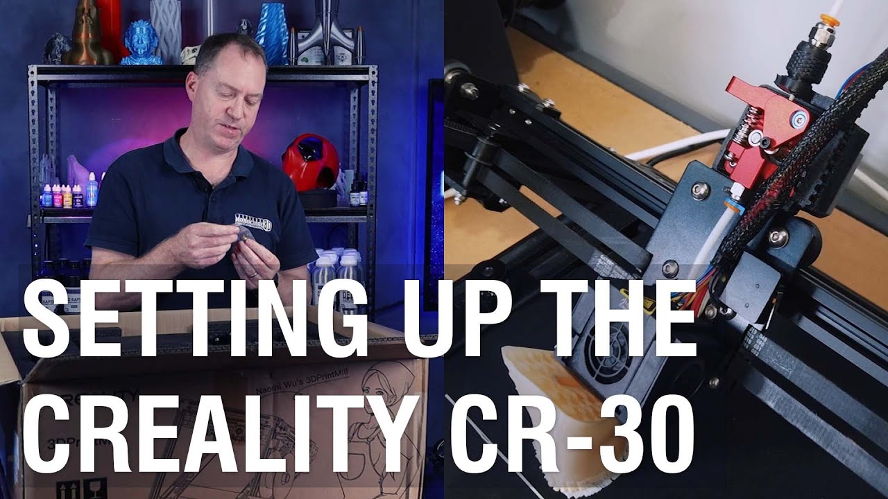 Creality CR-30: How to change your PrintMill to direct drive