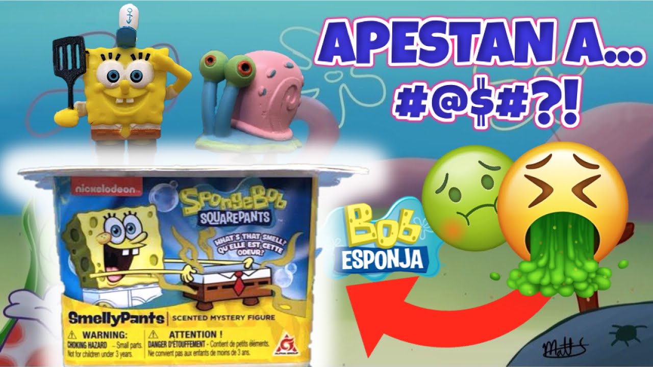 Abrimos 2 Packs de BOB ESPONJA Pantalones Apestosos | Figuras con Olor a Popo (Alpha Group 2020)