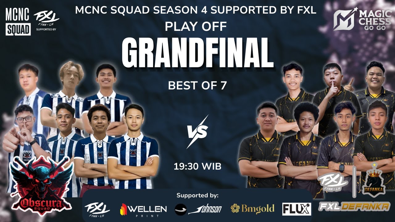 LIVE - MCNC SQUAD S4 SUPPORTED BY FXL | GRAND FINAL | OS Vs FxL DEFANKA
