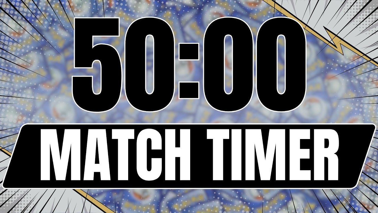 50 Minutes BO3 Match Timer + 15 Minutes Overtime. | Pokemon TCG Tournament Timer