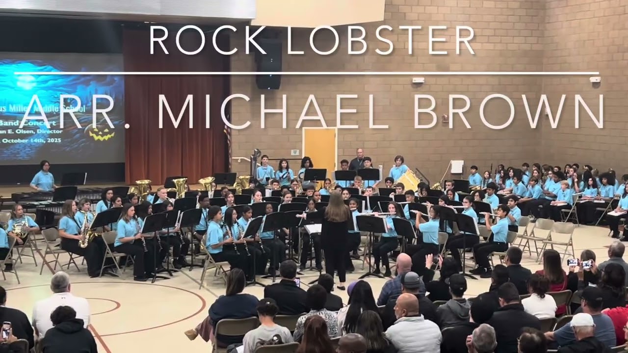 Advanced Band - Miller Middle School Fall Concert, Oct. 14th, 2025