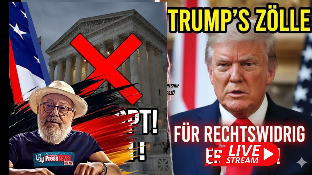 LIVE: Trumps vollständige Pressekonferenz zur Entscheidung des Obersten Gerichtshofs über Zölle an.