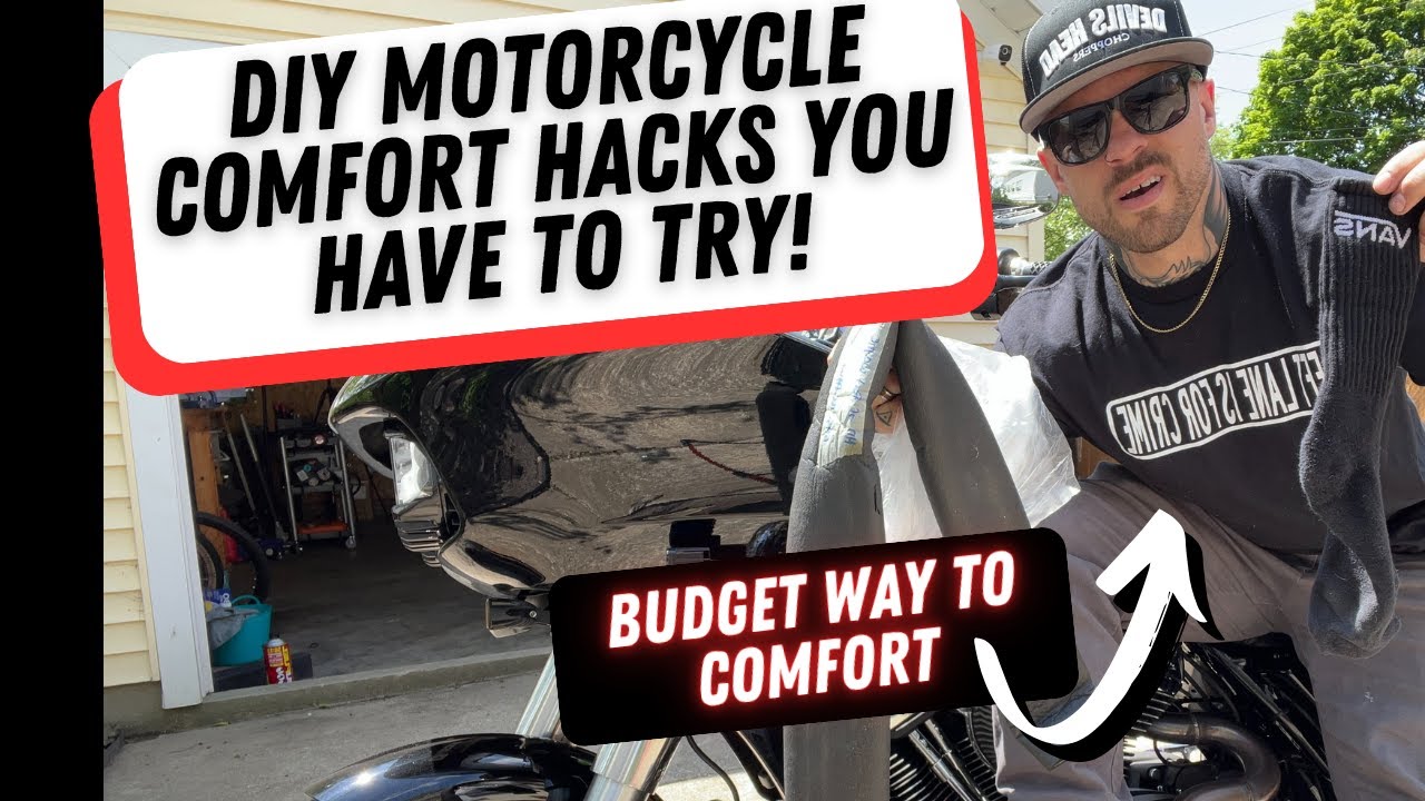 DIY Motorcycle Comfort Hacks You Have To Try!