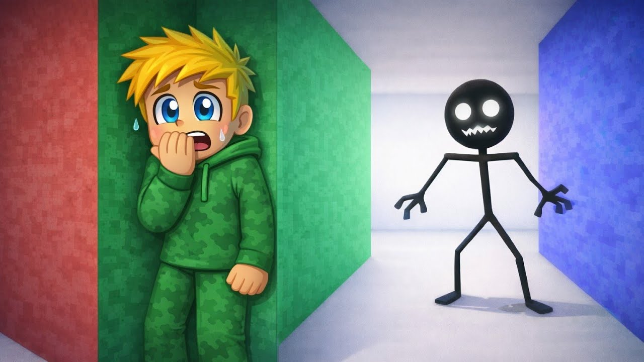 ESCAPEI DO MONSTRO DO LABIRINTO DAS CORES