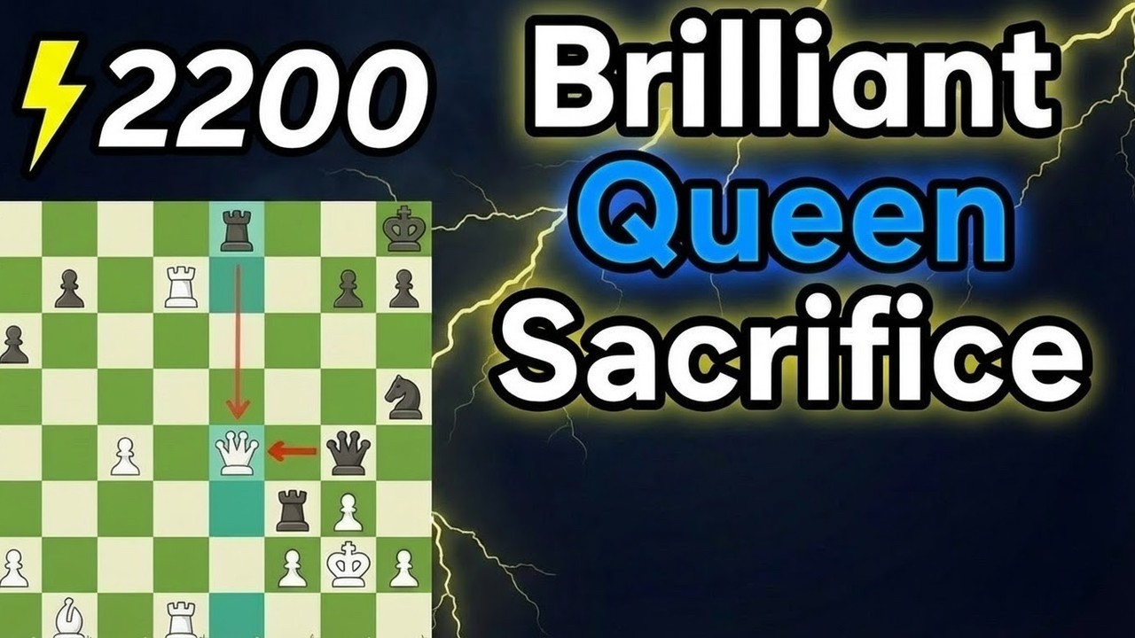Queen Sacrifice STUNS 2200 Blitz Player