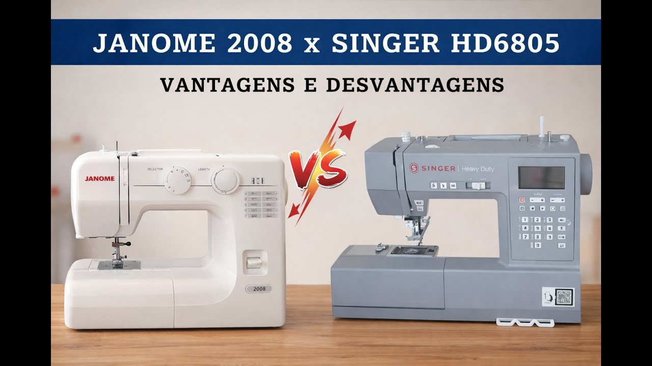 Janome vs Singer Heavy Duty: minha experiência real com as duas