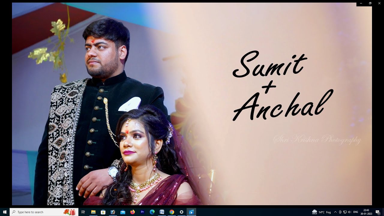 Sumit + Anchal | Engagement Highlight Cinematic | 2023 | Shri Krishna Studio, Najibabad