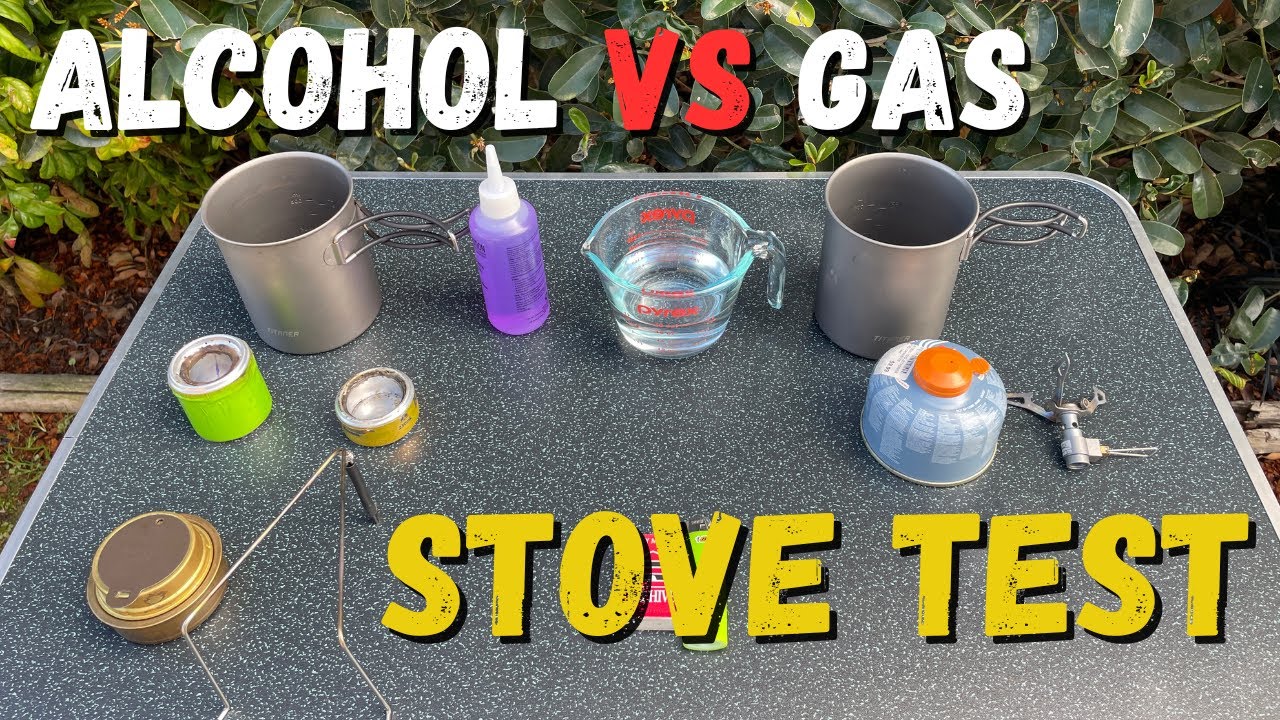 Alcohol vs Gas Stove Test