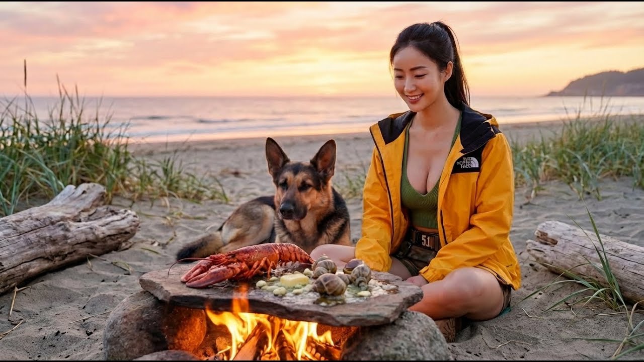 Woman & Rescued Dog's Island Survival 7 Days Before Rescue