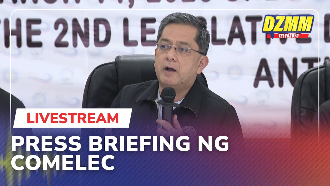 COMELEC holds press briefing for Antipolo special election | DZMM March 14 2026