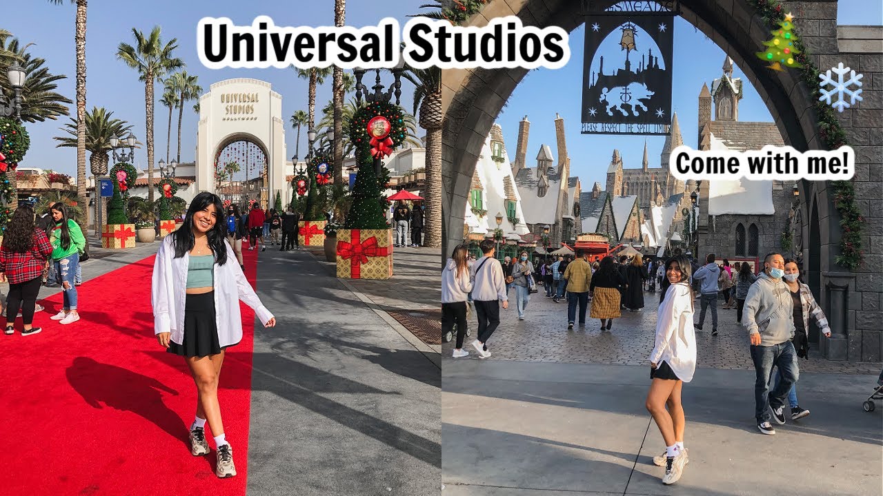 Vlogmas Day 3 | Come to Universal Studios for the Holidays with me!