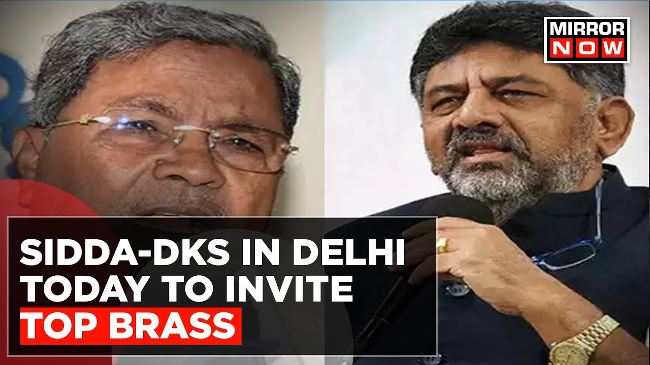 Karnataka Govt Formation: Sidda-DKS In Delhi Today To Invite Top Brass | Latest News