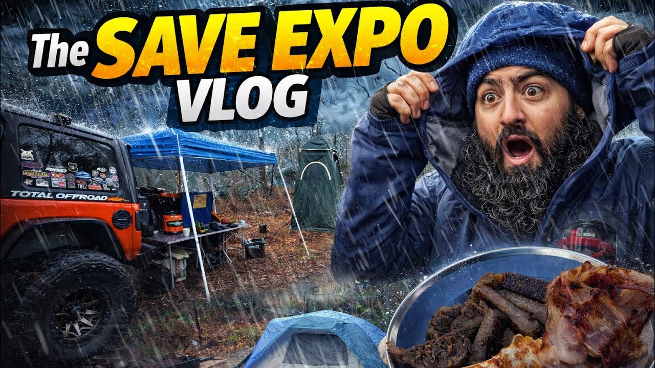 Overland Expo bajo lluvia / The save expo 2026 vlog 