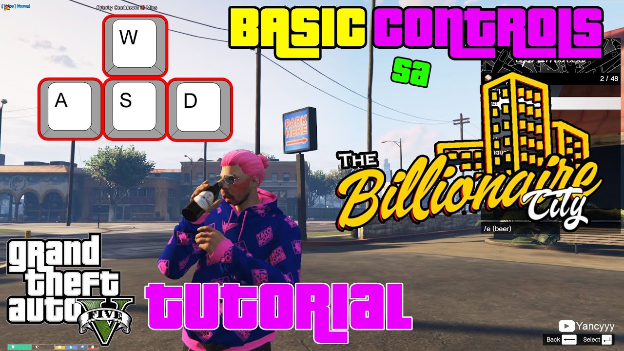 Basic Controls sa GTA V RP Tagalog | Billionaire City