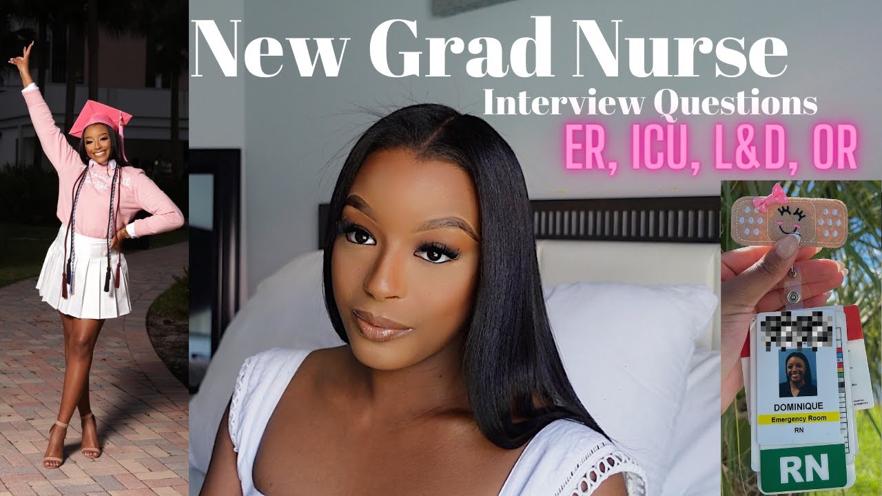 TOP 10 NEW GRAD NURSE INTERVIEW FREQUENTLY ASKED QUESTIONS + MY ANSWERS! | ER, L&D, ICU, OR | + TIPS