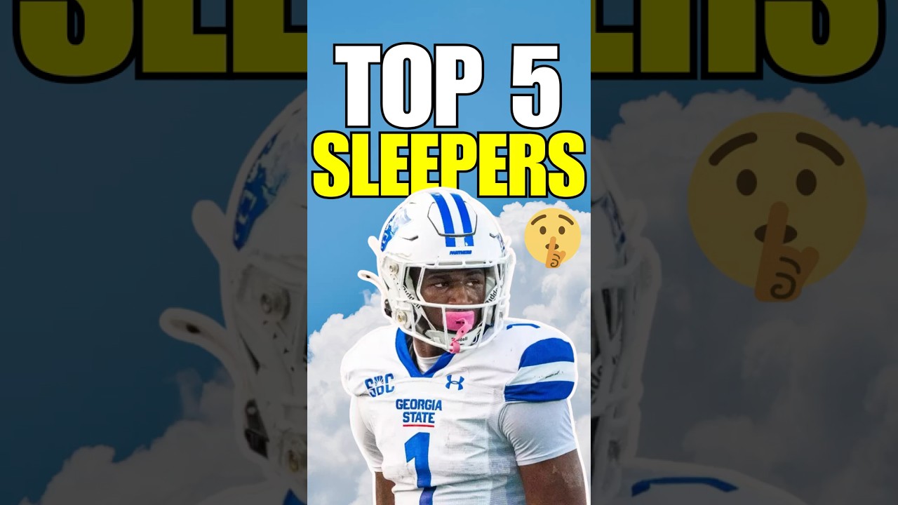 Top 5 Rookie Draft SLEEPERS for 2026 Fantasy Football 👀