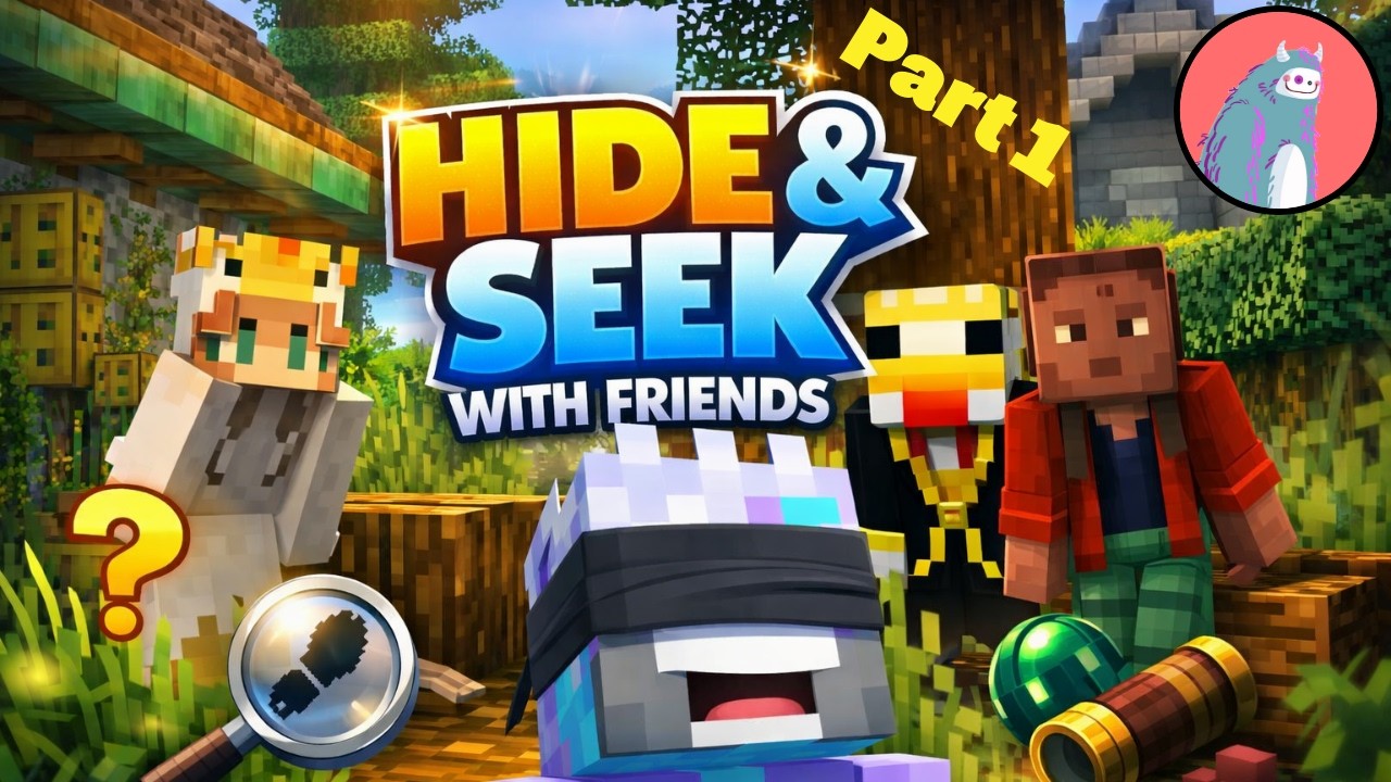 Minecraft Build and Seek w/ The_Chicken_King, SunnyUV, and SIRWILDCARD53!