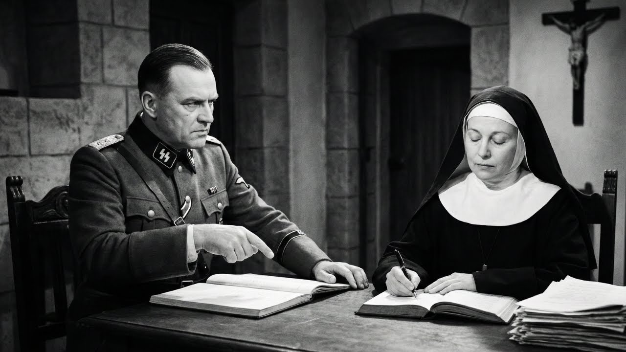 Comandante delle SS chiede 20 nomi—suora italiana scrive il proprio nome 20 volte e chiude gli occhi