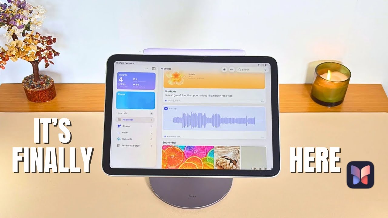 The Wait is Over! 📓The Journal App is on iPad | iPadOS 26 Update