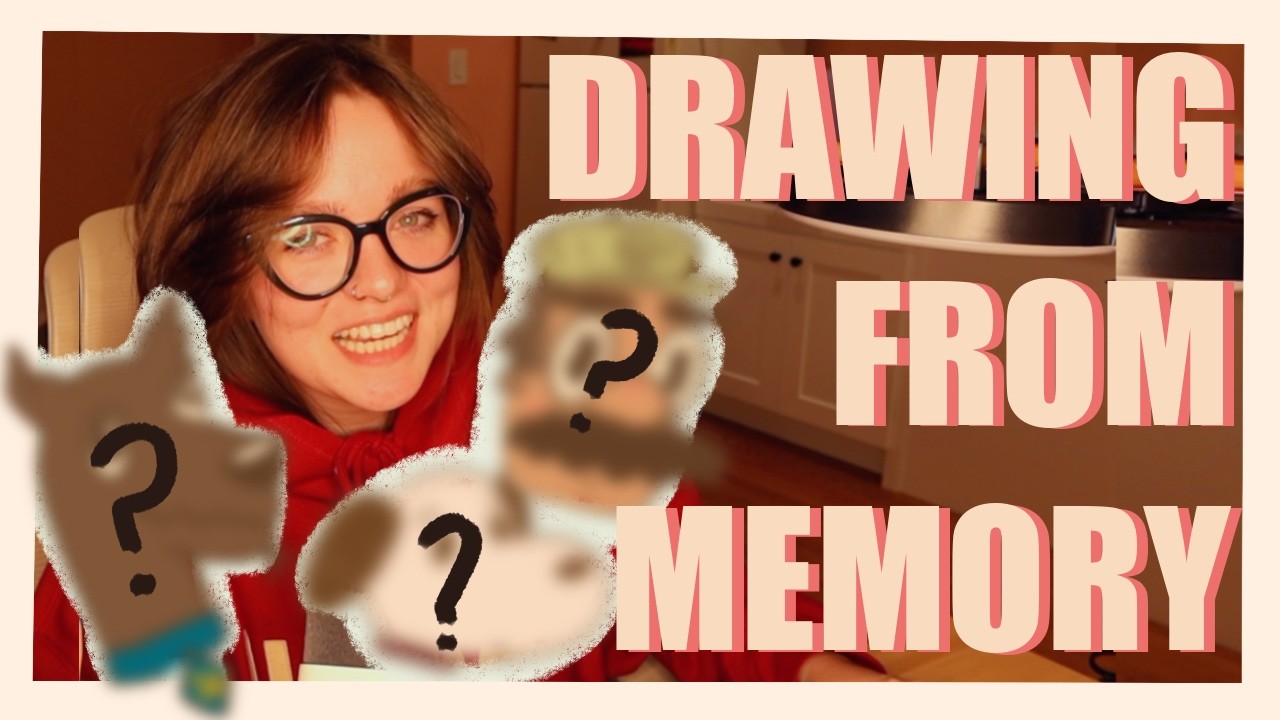 Drawing Famous Cartoon Characters From Memory