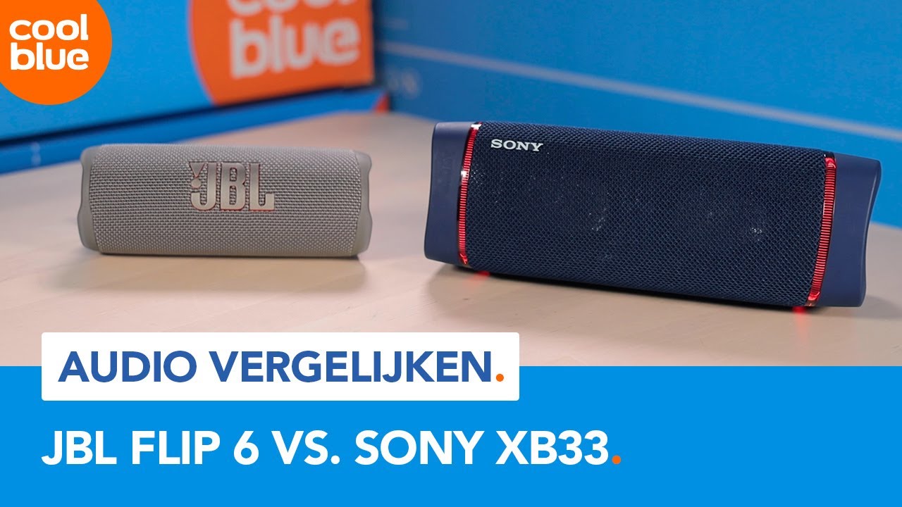 JBL Flip 6 vs. Sony XB33 | 
