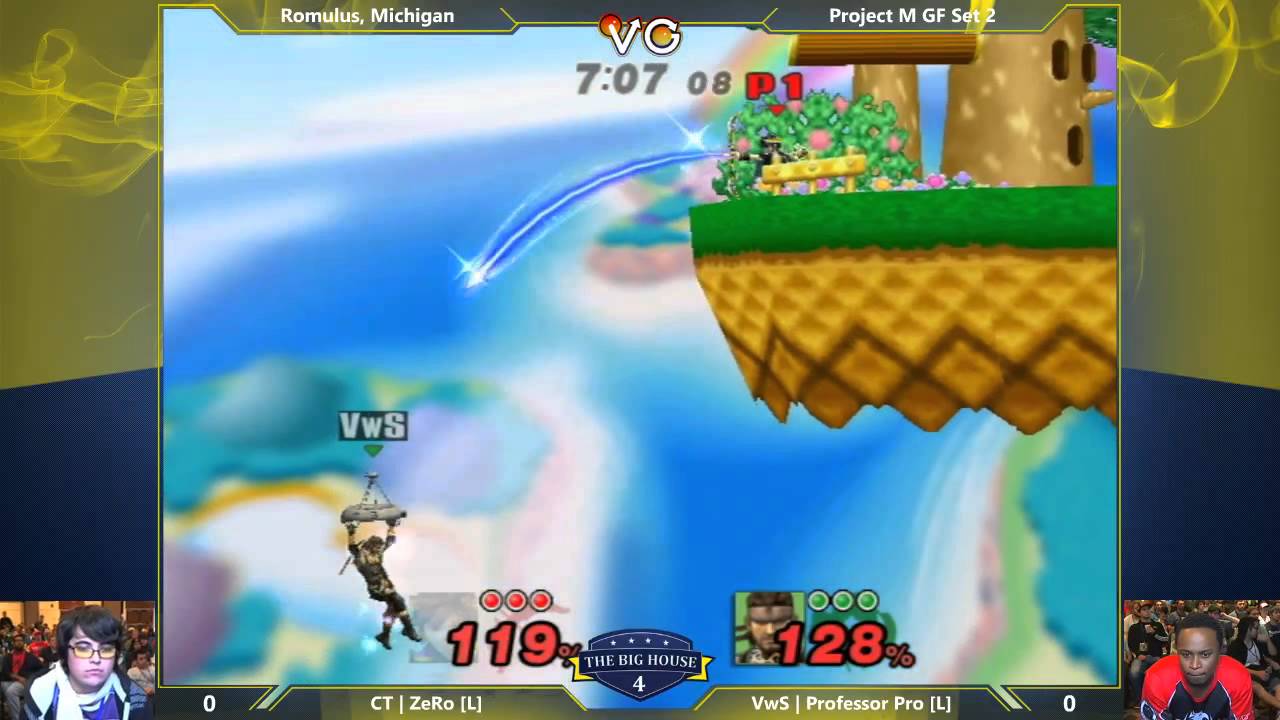 TBH4 - ZeRo (Pit, Fox) vs Professor Pro (Snake) - Project M Grand Finals - Smash PM