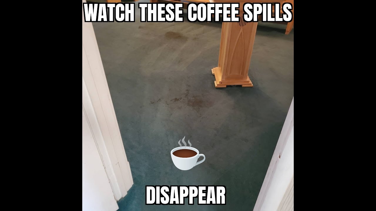 Funeral Home Carpet Cleaning with Coffee Spills