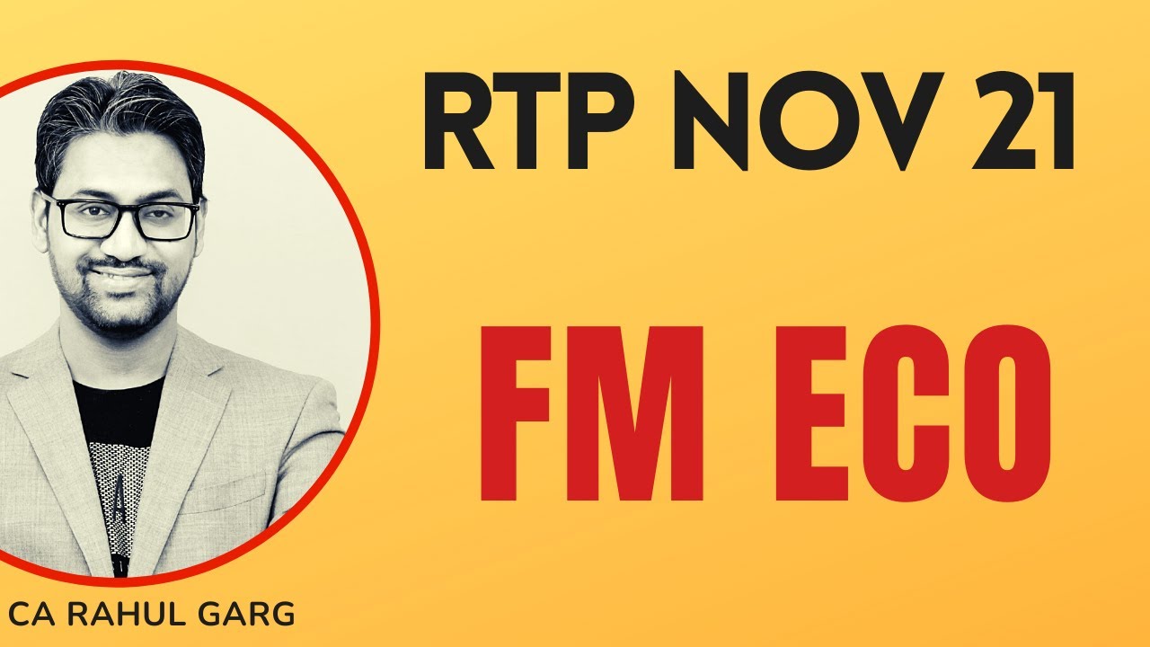 FM ECO | RTP НОЯБРЬ 2021 | Подробный разбор и решение от Рахула Сэра